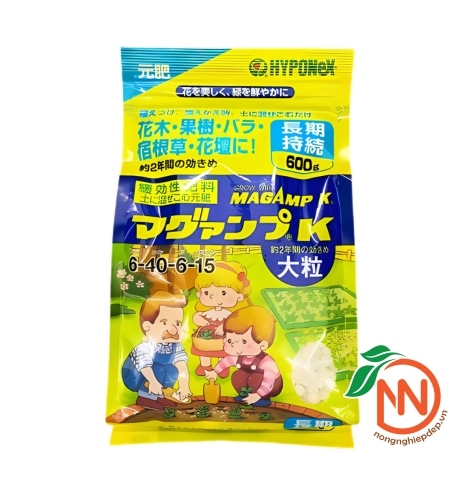 Phân Tan Chậm Nhật HYPONEX MEGAMP K 6-40-6-15
