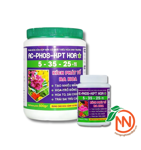 Phân Bón NPK AC - PHOS - KPT HOA 5-35-25 + TE | Kích Phát Tố Ra Hoa