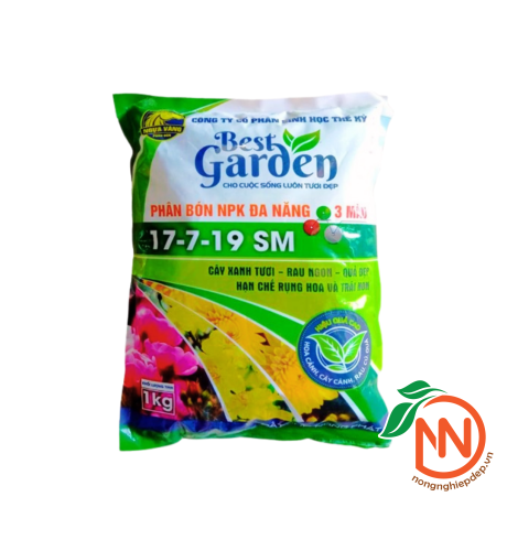 Phân NPK Đa Năng 3 Màu Cao Cấp 17-7-19 SM | Best Garden