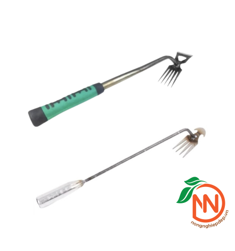 Cào Làm Vườn 2in1 - Cào Đất, Nhổ Cỏ
