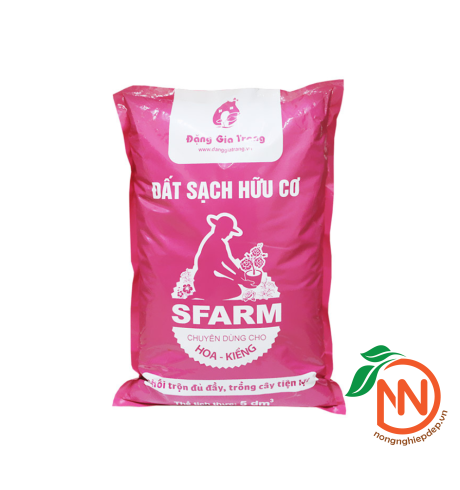Đất Sạch Hữu Cơ SFARM Cho Hoa - Kiểng