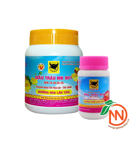 Phân Bón Đầu Trâu MK 901 | NPK 15-20-25 | Dưỡng Hoa Lâu Tàn