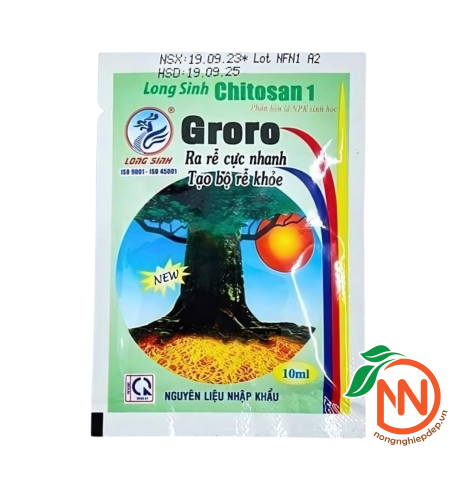Phân Bón Groro Chitosan - Kích Rễ Cực Mạnh
