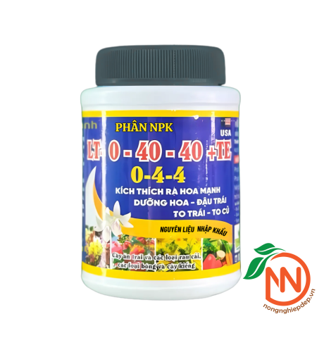 Phân Bón Lá NPK LT-0-40-40+TE | Kích Thích Ra Hoa, Dưỡng Hoa, Đậu Trái