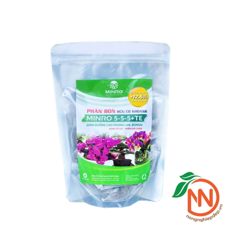Phân Hữu Cơ Khoáng MINRO 5-5-5 TE – Giúp Cây Sinh Trưởng Khỏe Mạnh