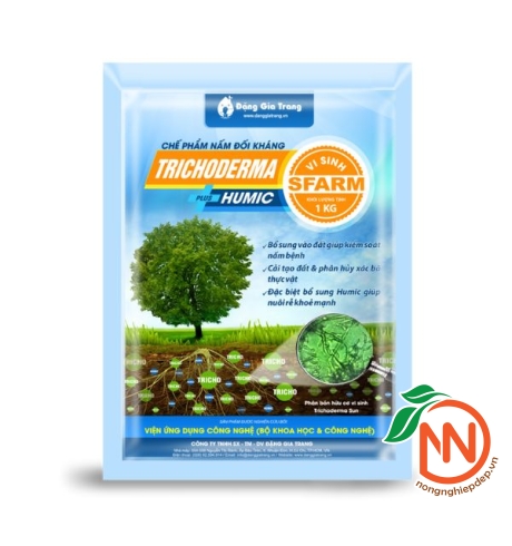 Chế Phẩm Nấm Đối Kháng Trichoderma Plus Humic Sfarm