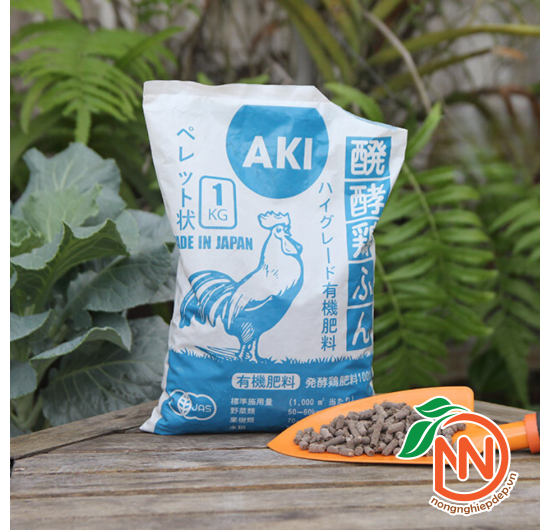 Phân Gà Nhật Aki - SFARM - Phân Gà Hữu Cơ Viên Nén