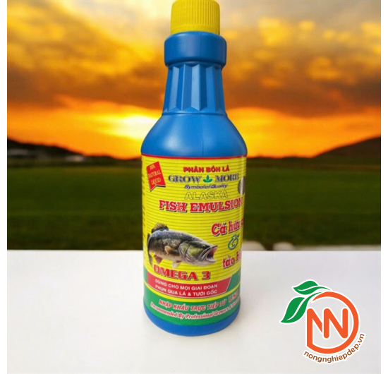 Phân Bón Đạm Cá Hữu Cơ Alaska Fish Emulsion - Grow More