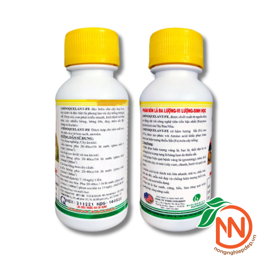 Phân Bón AminoQuelant-Fe (Sắt) | Trị Bệnh Vàng Lá