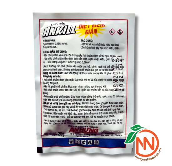 Thuốc Diệt Kiến ANKILL - Gói 20g