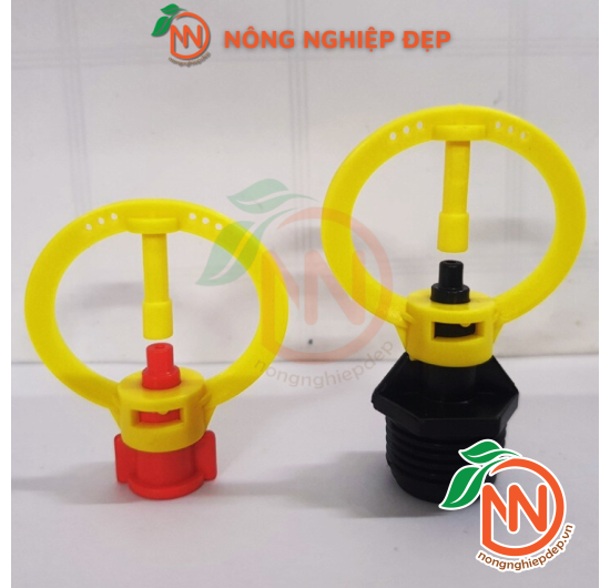 Béc Nhựa Phun Mưa 360° Ren Trong/ Ren Ngoài - Đủ Loại