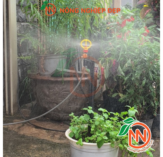 Béc Nhựa Phun Mưa 360° Ren Trong/ Ren Ngoài - Đủ Loại