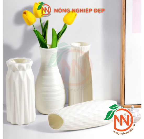 Bình Hoa Nhựa Giả Gốm - Nhiều Kiểu Dáng
