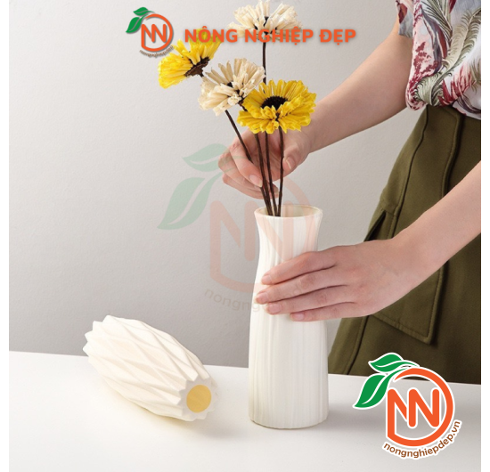 Bình Hoa Nhựa Giả Gốm - Nhiều Kiểu Dáng