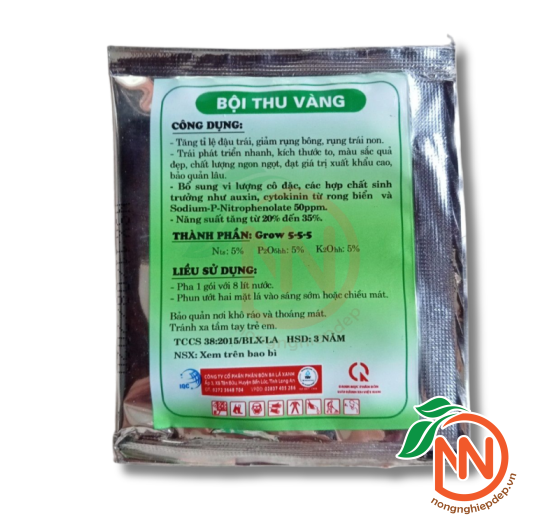 Phân Bón Lá Ba Lá Xanh - GROW 5-5-5, Siêu Ra Bông - Đậu Trái