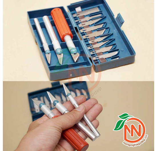 Bộ Dao Khắc Chạm Trổ 13 Trong 1 - Bộ Dao Khắc 13 Lưỡi