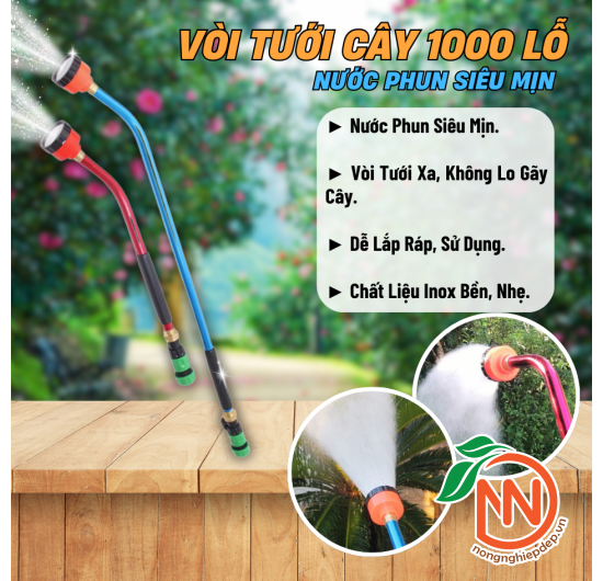 Vòi Tưới Cây 1000 Lỗ - Phun Nước Mịn