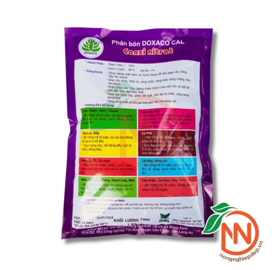 CANXI NITRAT | Ca(NO3)2 15-0-0+26 CaO