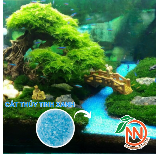 Cát Thủy Tinh Nhiều Mau - Trang Trí Chậu Cây, Hồ Cá