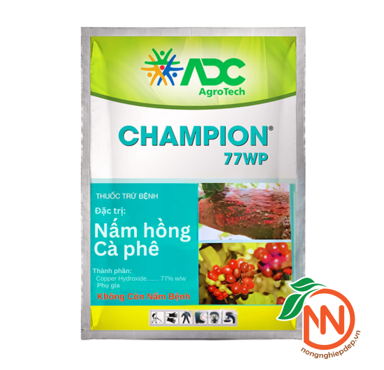 Champion 77WP - Thuốc Trừ Bệnh Nấm Hồng Và Thán Thư