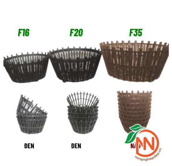 Chậu Nhựa Trồng Lan - Chậu Nhựa Nan Giả Gỗ