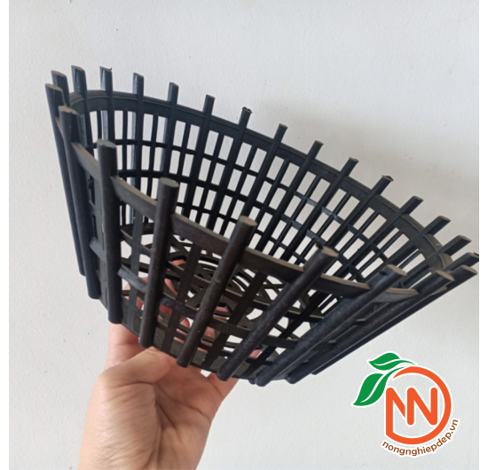 Chậu Nhựa Trồng Lan - Chậu Nhựa Nan Giả Gỗ