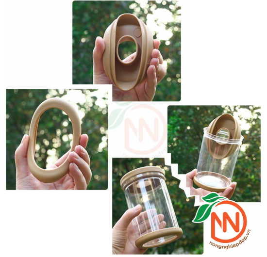 Chậu Trồng Cây Thủy Canh - Chất Liệu Nhựa Giả Thủy Tinh