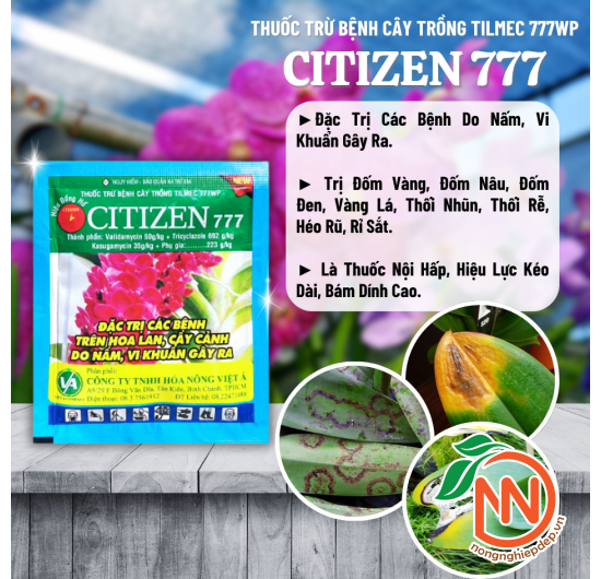 CITIZEN 777 - Thuốc đặc trị nấm bệnh, khuẩn cho lan, cây cảnh