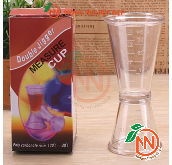 Cốc Đong Nhựa 2 Đầu 40ml