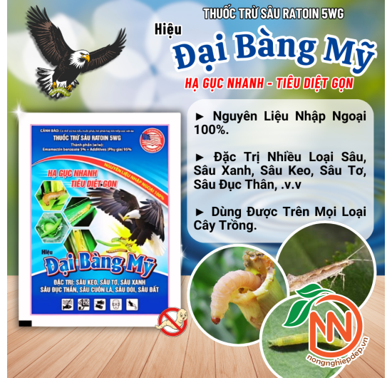 Thuốc Trừ Sâu Sinh Học Đại Bàng Mỹ