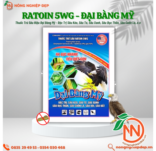 Thuốc Trừ Sâu Sinh Học Đại Bàng Mỹ