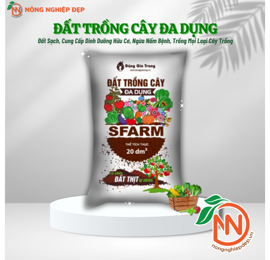 Đất trồng cây đa dụng SFARM 20dm3