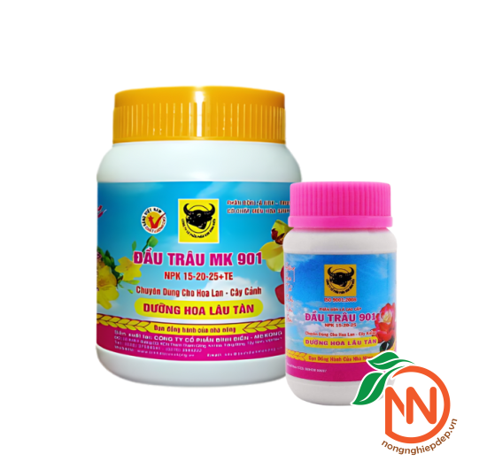 Phân Bón Đầu Trâu MK 901 | NPK 15-20-25 | Dưỡng Hoa Lâu Tàn