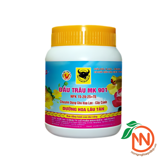 Phân Bón Đầu Trâu MK 901 | NPK 15-20-25 | Dưỡng Hoa Lâu Tàn
