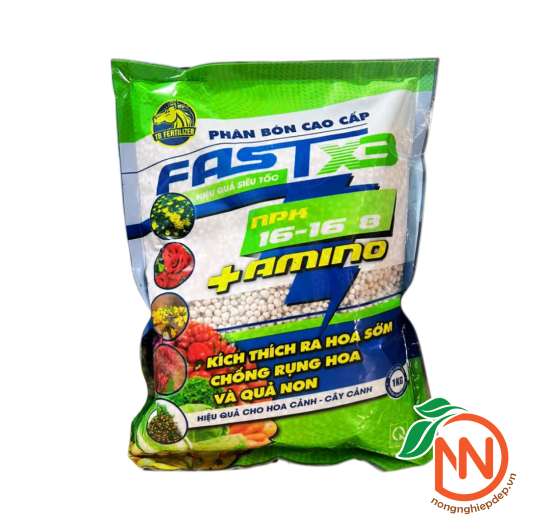 Phân Bón NPK 16-16-8+Amino | Kích Thích Ra Hoa Sớm 