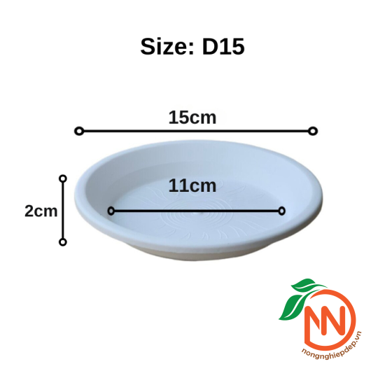 Đĩa Nhựa Tròn Lót Chậu Cây - Đế Nhựa Lót Chậu 