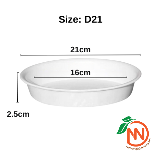 Đĩa Nhựa Tròn Lót Chậu Cây - Đế Nhựa Lót Chậu 
