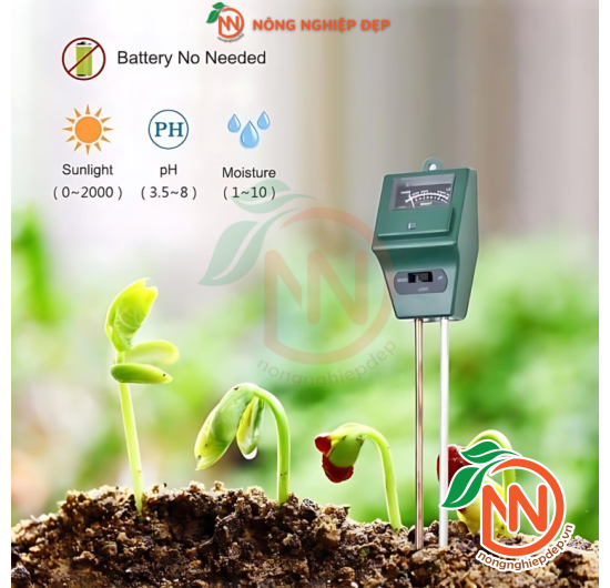 Máy Kiểm Tra Đất 3 Trong 1 AquaMateSM-311 ( pH, Độ ẩm, Ánh Sáng )