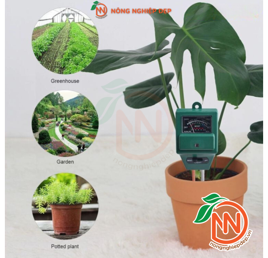 Máy Kiểm Tra Đất 3 Trong 1 AquaMateSM-311 ( pH, Độ ẩm, Ánh Sáng )