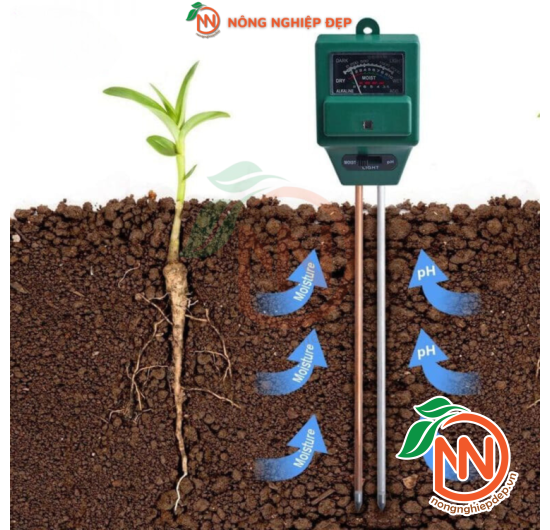 Máy Kiểm Tra Đất 3 Trong 1 AquaMateSM-311 ( pH, Độ ẩm, Ánh Sáng )