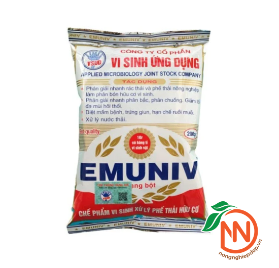 Chế Phẩm Vi Sinh EMUNIV - Xử Lý Phế Thải Hữu Cơ 