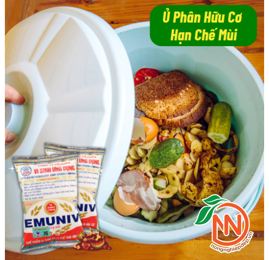 Chế Phẩm Vi Sinh EMUNIV - Xử Lý Phế Thải Hữu Cơ 