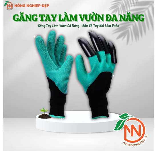 Bao Tay Làm Vườn Đa Năng - Găng Tay Làm Vườn Đa Năng Loại Có Móng
