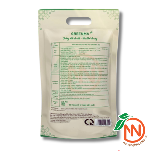 Phân Bò Viên Nén Hữu Cơ Greenma 35%