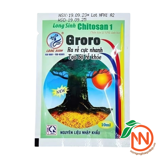 Phân Bón Groro Chitosan - Kích Rễ Cực Mạnh