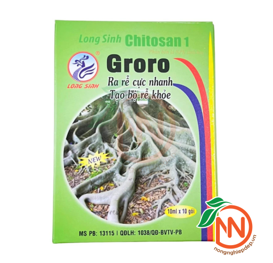 Phân Bón Groro Chitosan - Kích Rễ Cực Mạnh