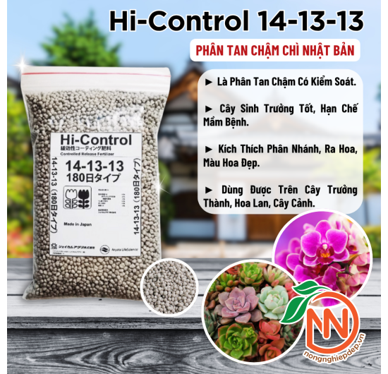 Hi-Control 14-13-13 | Phân Tan Chậm Chì Nhật Bản