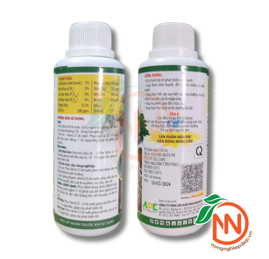 Hulk Root - Vinacal K-Humat APC | Phân Bón Lá Sinh Học