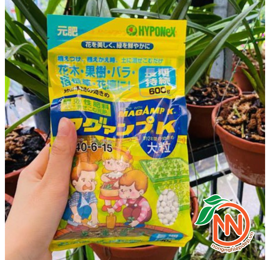 Phân Tan Chậm Nhật HYPONEX MEGAMP K 6-40-6-15