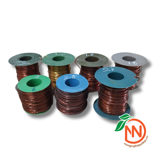 Dây Nhôm Mạ Đồng Uốn Cây Bon Sai Và Hoa Lan